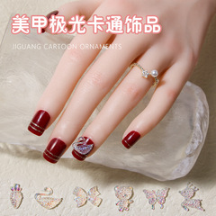 Hollywood Glamour 2022 New Black and White Nail Art Decor Small Accessory High-end 3D Nail Beauty Accessory