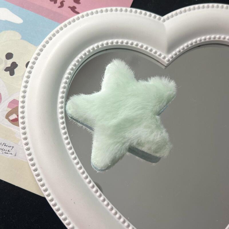 秋冬のかわいい星のヘアピンの女性の子供の砕毛のbbクリップのサイドの前髪のぬいぐるみのカモの口の頭飾り|undefined