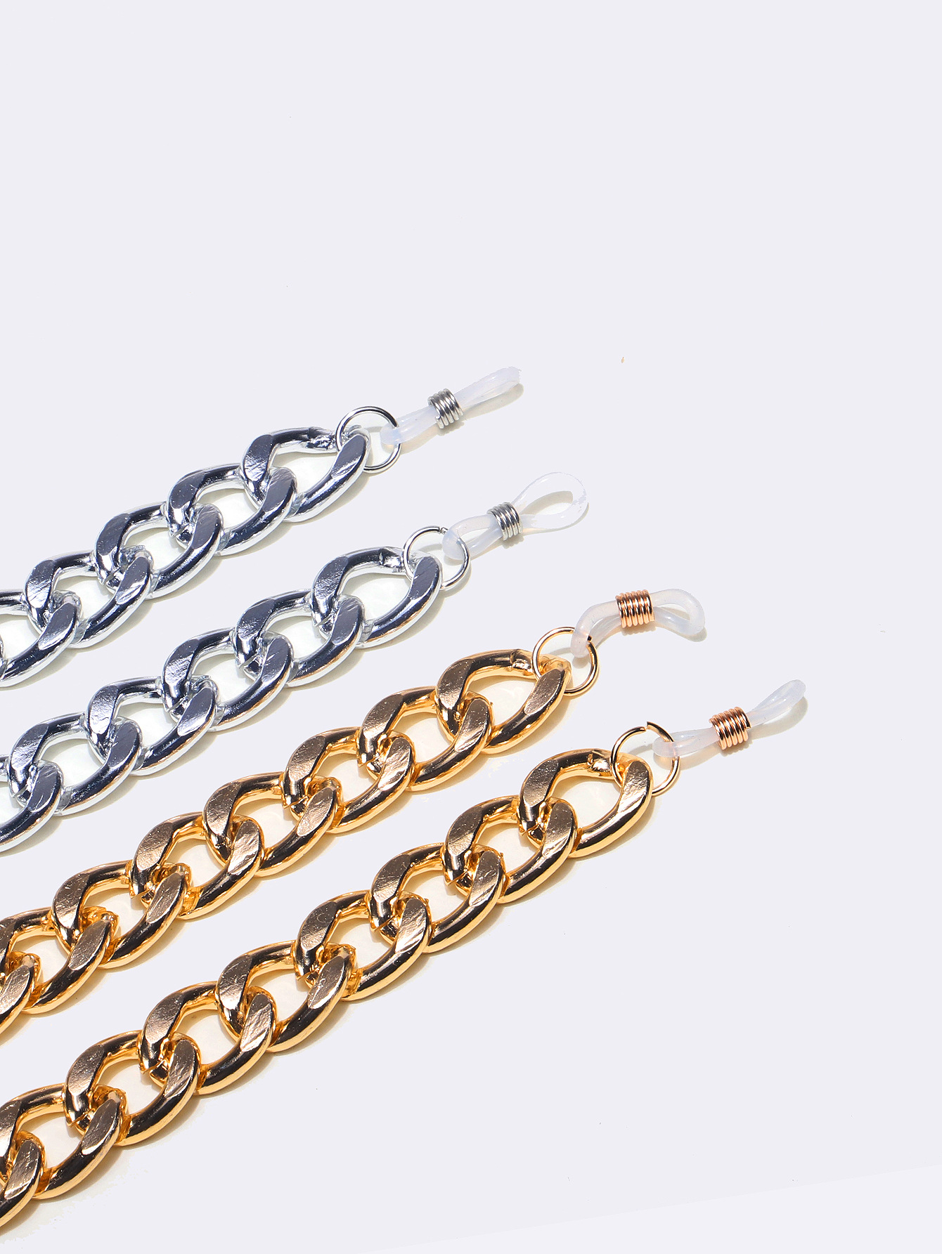 60g Weight Copper Material Simple Vintage Gold Silver Thick Chain Aluminum Glasses Mask Chain Wholesale Nihaojewelry 1