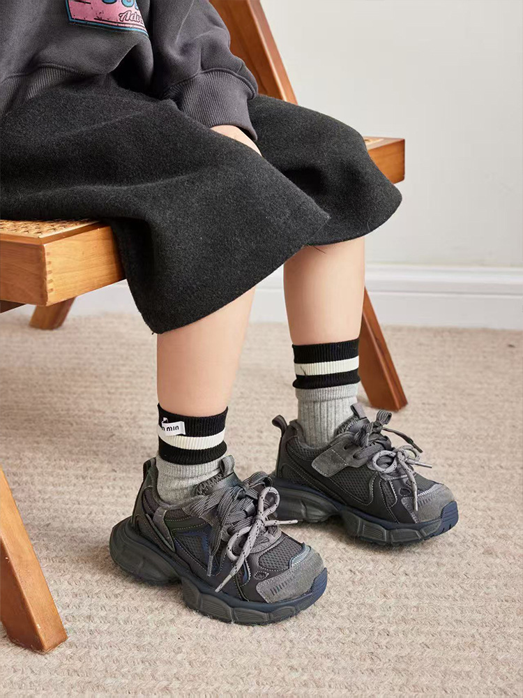 Boys' Fleece-lined Sneakers For Autumn And Winter Kids' Footwear_voghion.com
