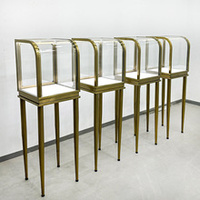 定制珠宝饰品展示柜 不锈钢珠宝高柜 首饰品玻璃展示柜订制摆件柜