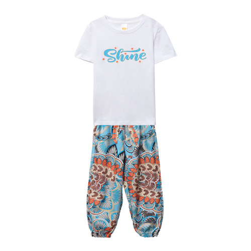  new parent-child clothing summer clothing family of three and four mother-daughter clothing family travel vacation photo beach suit