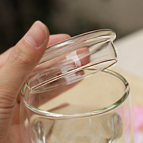 无色透明水杯盖 通用马克杯陶瓷杯玻璃盖子 家居办公防尘盖 提手