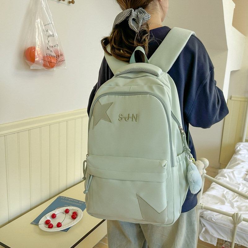 Mochila deportiva japonesa ins nueva mochila escolar de gran capacidad para estudiantes universitarios de secundaria y preparatoria mochila para computadora anti-salpicaduras