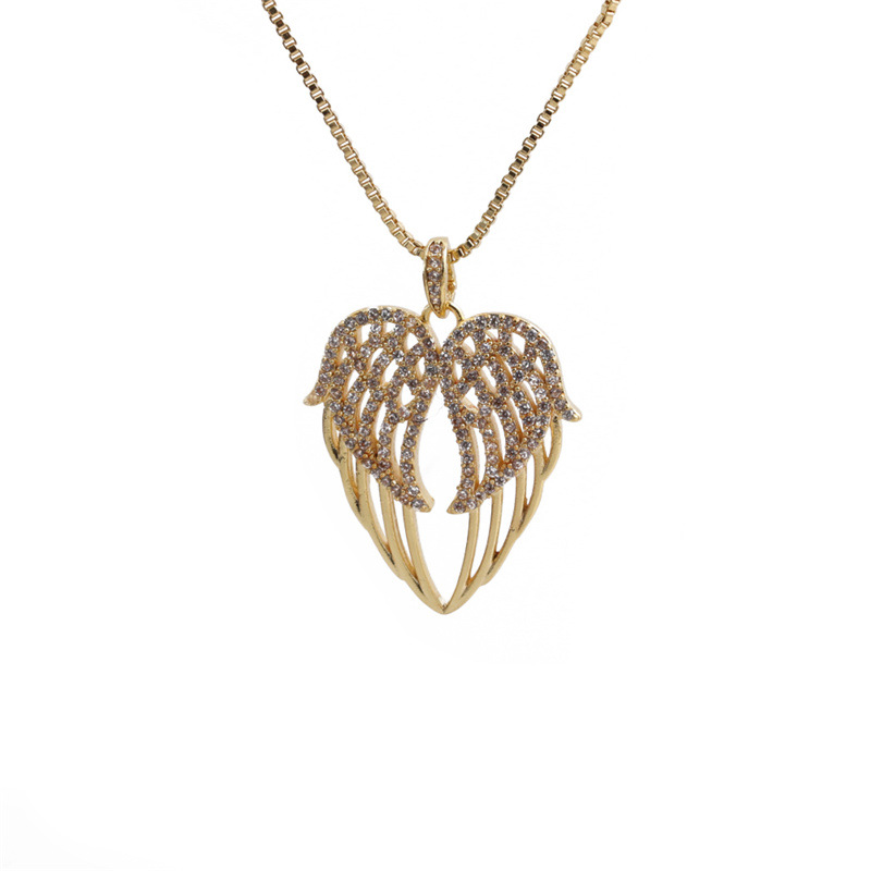 fashion threedimensional pendant copper microinlaid zirconium necklacepicture29
