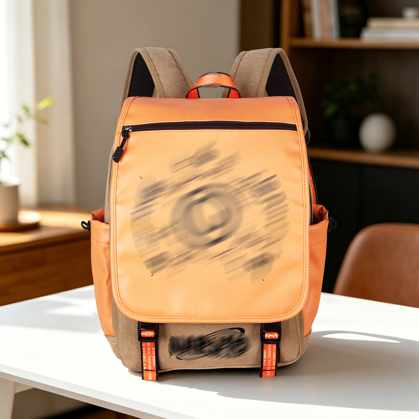 Mochila Escolar para Estudiantes de Lona Resistente al Desgaste para Escuela