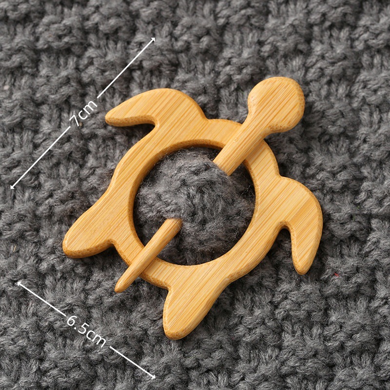 外贸热销Wooden Flower Daisy Pattern Brooch木制胸针送女孩礼物|undefined