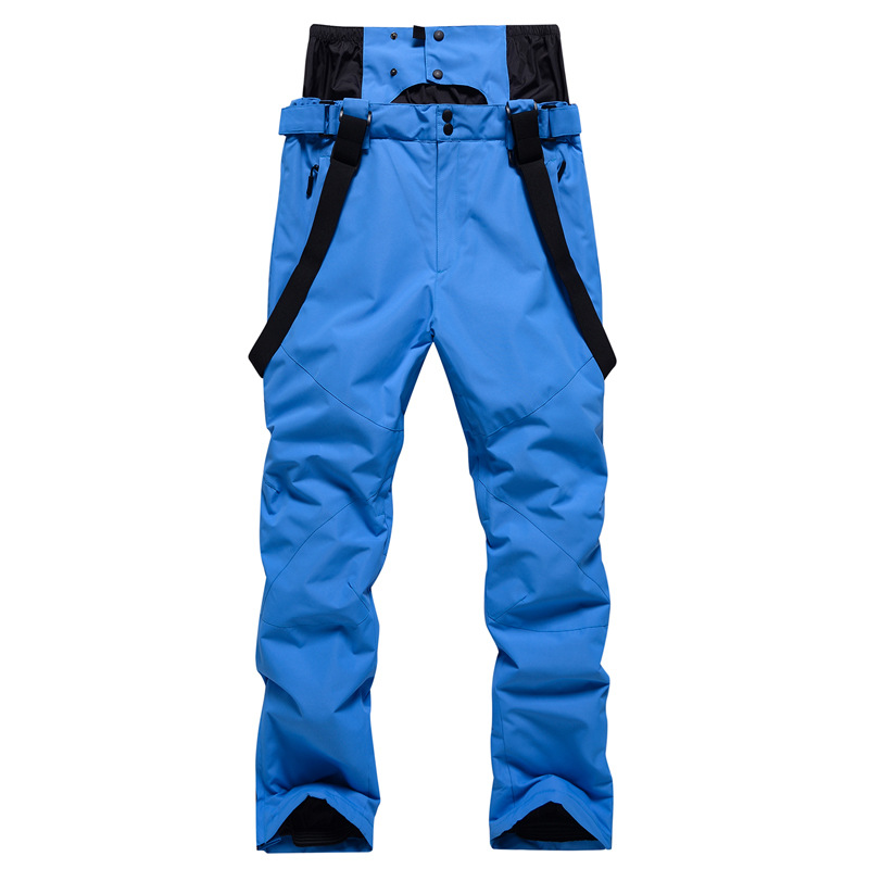 Pantalones de esquí para hombres y mujeres, talla grande, cálidos, de una sola tabla, de doble tabla, impermeables, a prueba de viento_voghion.com