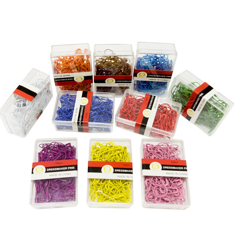 Тип штырь 100 груши бирки одежды штыря тыквы привесной металла мульти-цвета английской булавки пряжки коробка