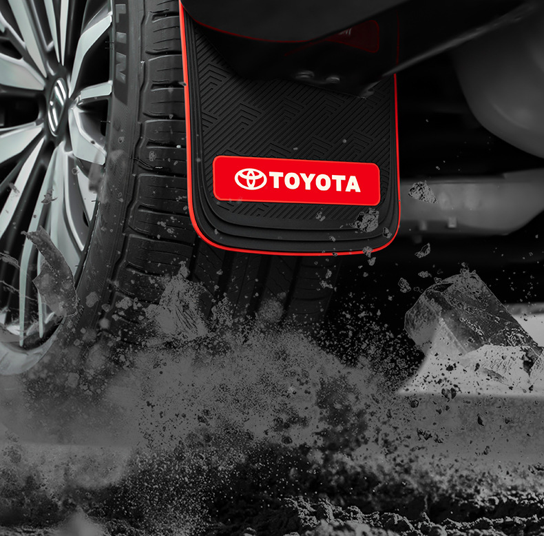 Car Pvc Snow and Mud Flaps, Widened Suv Off-Road Mud Flaps, Front and Rear Wheel Modification Mud/Sand/Snow Guards, Universal Ice Guards