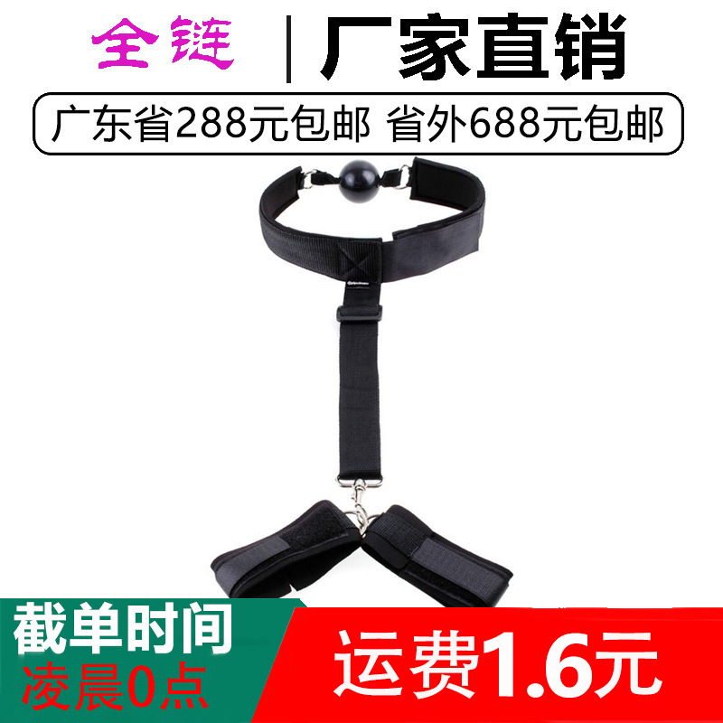 成人用品女性另类玩具bdsm情趣道具手铐反背束缚捆绑调教口球塞咖