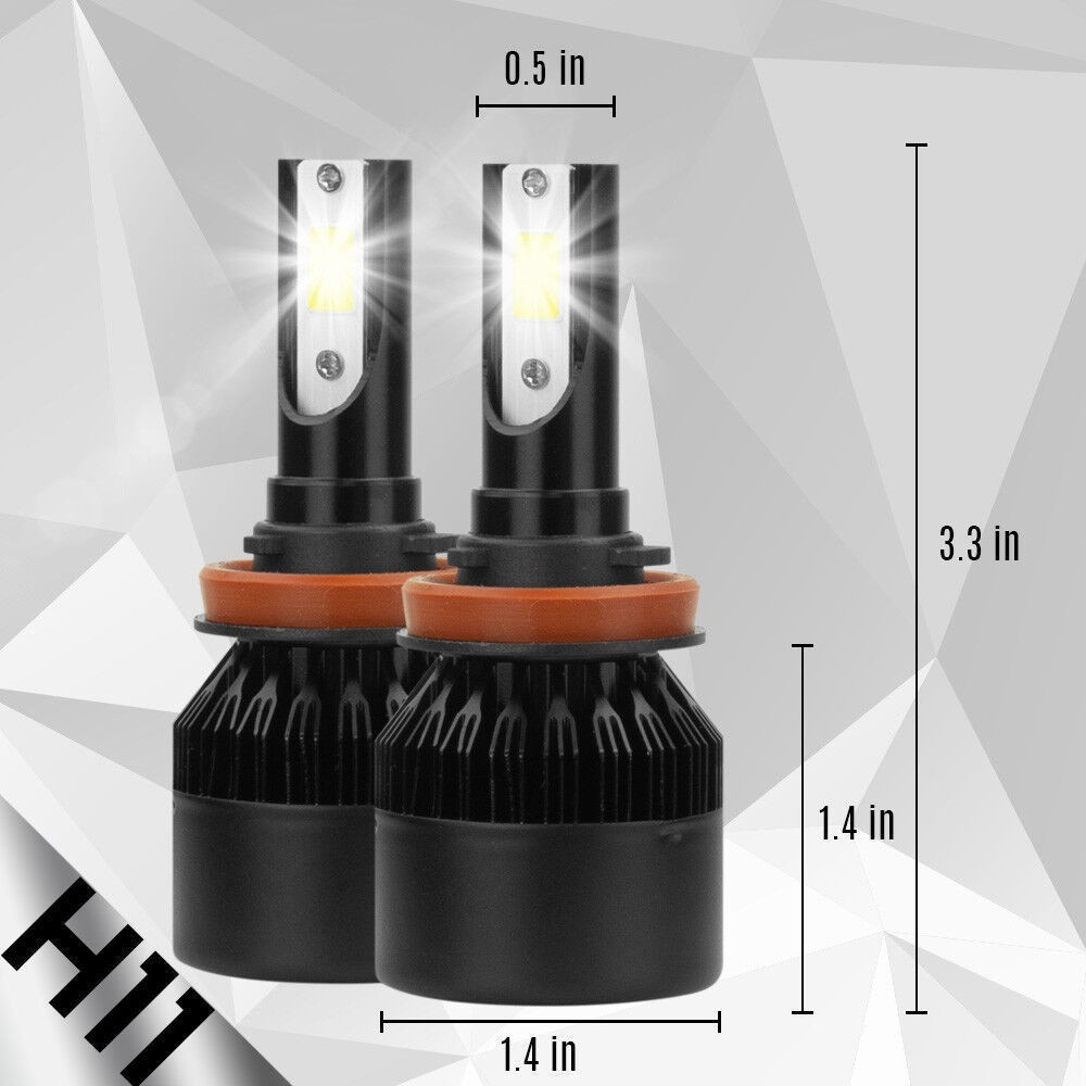 Tcyato Factory Direct Supply Black C6 Led Car Headlights Black H79005 H11H4 Led Car Light Bulbs