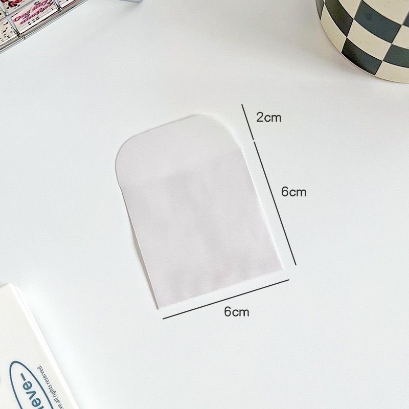 Sulfato de papel sobre de alta calidad transparente translúcido japonés nicho ins simple europeo exquisito artístico creativo bolsa