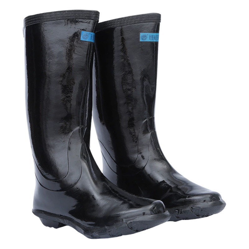Устойчивые к кислоте сапоги резиновые защитные ботинки на складе с защитой от дождя высокая труба сапоги химический завод использует противоскользящие и износостойкие сапоги