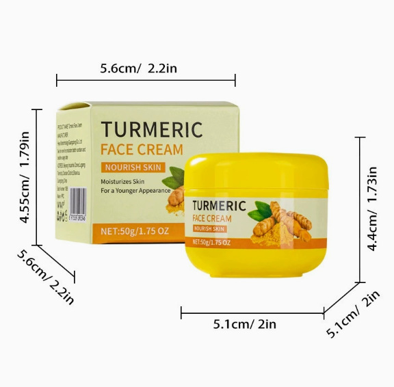 Serie de crema multi-efecto de cúrcuma / ácido cúbico / vitamina C rejuvenecimiento y reparación crema