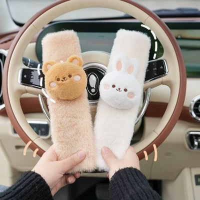 Şirin Ayı Dovşan Plush Avtomobil Təhlükəsizlik Kəməri Çiyin Pedi, Universal