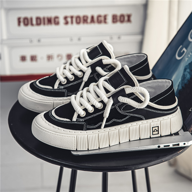 Men's Shoes 2024 New Summer Breathable Lazy Slip-on Slip-on Heel Half-drag Casual Canvas Shoes All-match Trendy Shoes