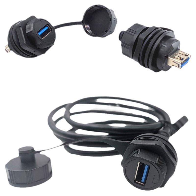 20˫ĸUSB̶IP67ź߹ͷĸˮ