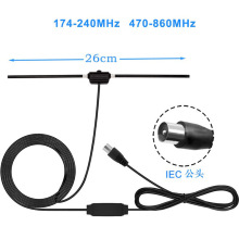 T型电视天线 羊角天线 汽车防盗天线车载数字电视天线