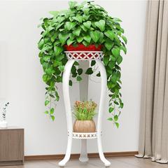 Flower Rack Indoor Living Room Balcony Iron Multi-layer Storage Shelf Household Floor Thickened Spider Plant Green Ivy Flower Pot Rack 