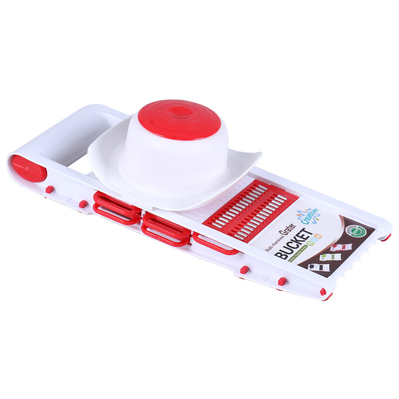 Haixing Multifunctional Kitchen Vegetable Cutter Dicing And Shredding Artifact Household Hand Guard Stainless Steel Potato Slicer Grater