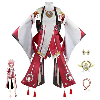 热门游戏同款cos服女款八重神子cosplay游戏二次元动漫服装表演服