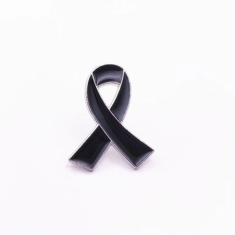 Bow Ribbon Lapel Pin Badge, Enamel Metal Ribbon-Style Brooch, Multi-Color 2.6 cm