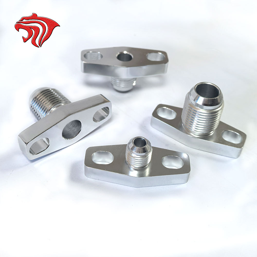 Car Modification Accessories an Aluminum Alloy Gt28Gt30 Turbocharger Flange Turbine Oil Inlet Repair Flange Sleeve