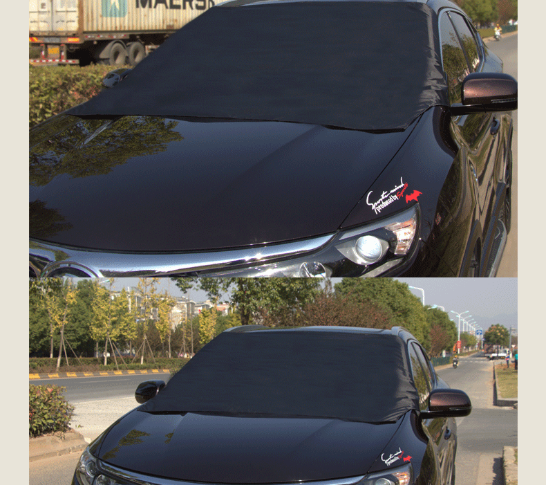 Car snow shield four seasons universal silver 190T front windshield snow anti-frost dust sunshade car snow shield