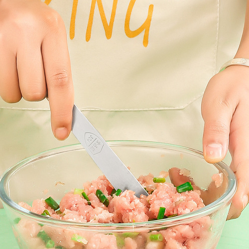 304 stainless steel dumpling scoop scoop, household dumpling gadget, dumpling filling stick and flat spoon
