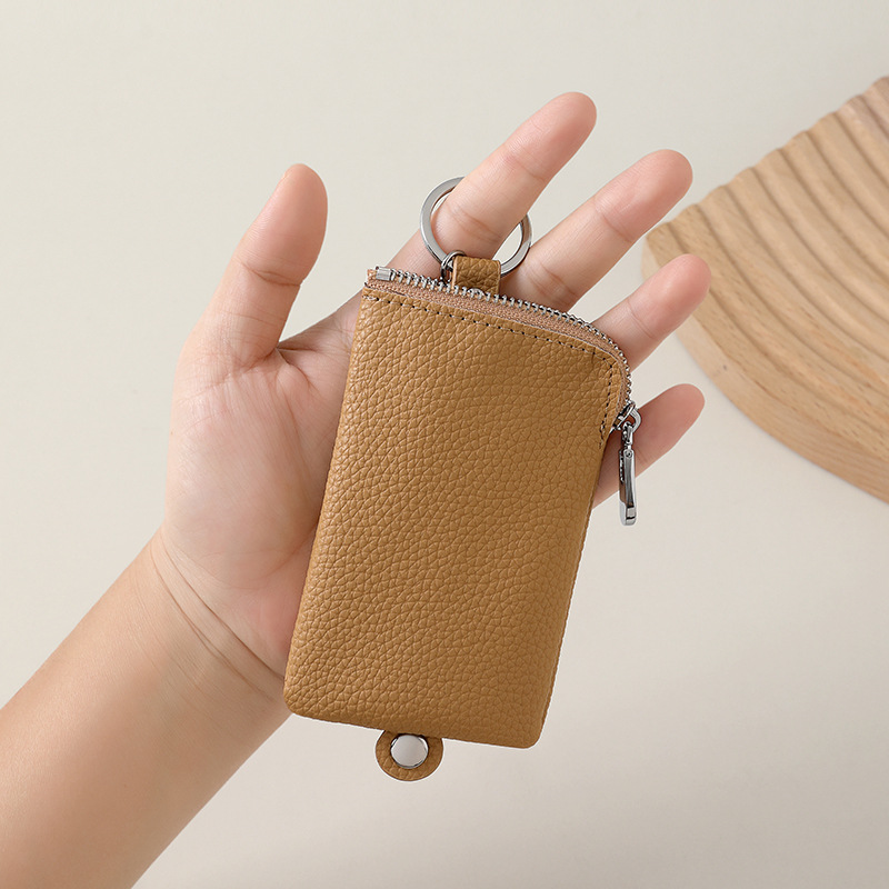 Bolsa de llaves larga mini automóvil con cremallera 3 - en - 1 bolsa de tarjetas de cambio para hombres y mujeres bolsa de almacenamiento multifuncional