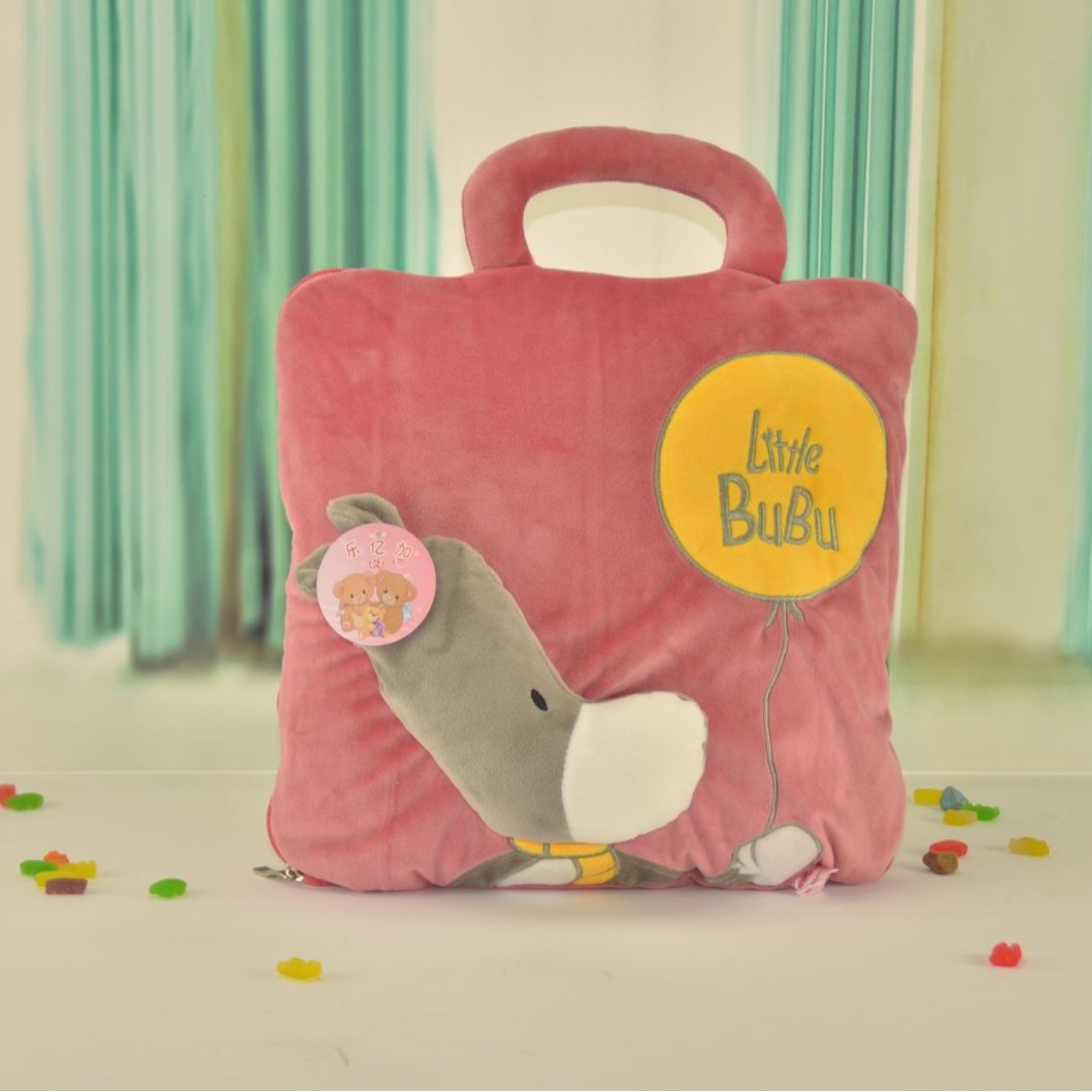 De dibujos animados lindo tridimensional almohada edredón de doble uso de aire acondicionado manta Oficina siesta almohada engrosada manta cojín transfronterizo al por mayor