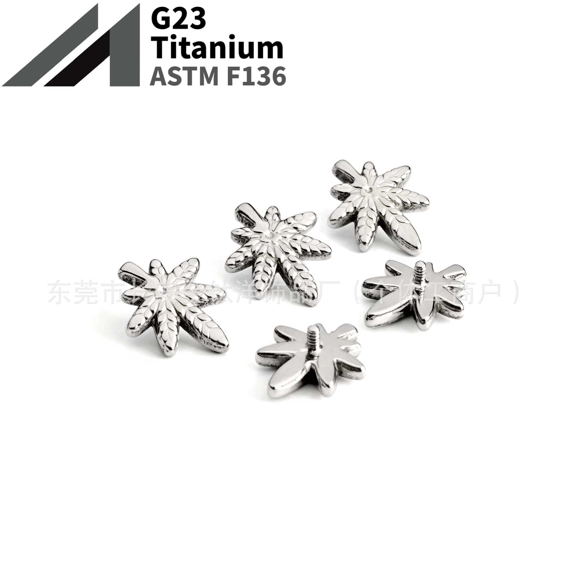16G labret stud size and finish detail