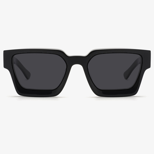 Factory direct sales to European and American cross-border large-frame personalized sunglasses for men and women, simple and trendy thick-frame thick-leg sunglasses