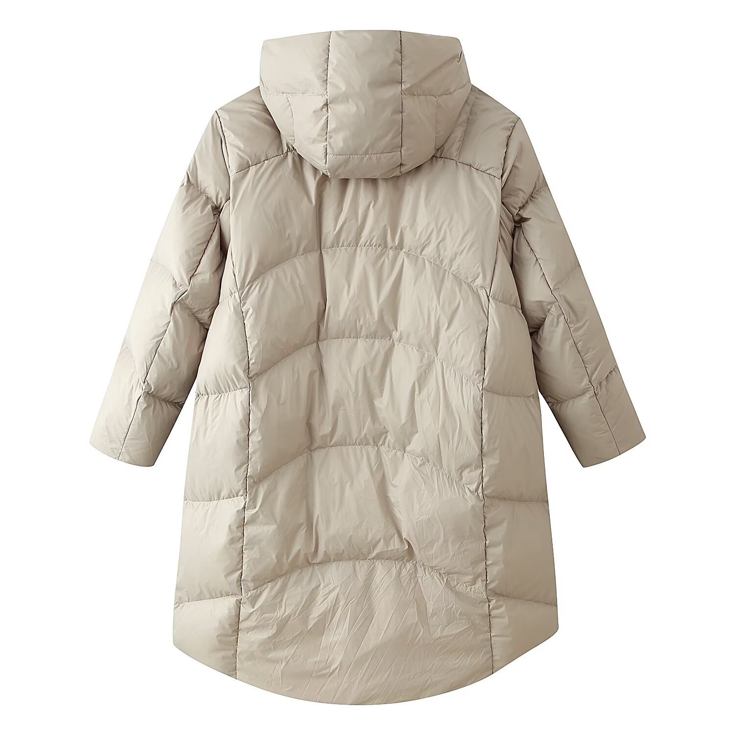 PB & ZA ropa de mujer 2026 primavera nueva moda temperamento simple versátil estilo casual chaqueta larga plumón