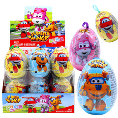 金稻穀卡通超級飛俠扭蛋兒童奇趣玩具蛋含糖果軟糖扭扭蛋糖玩批發