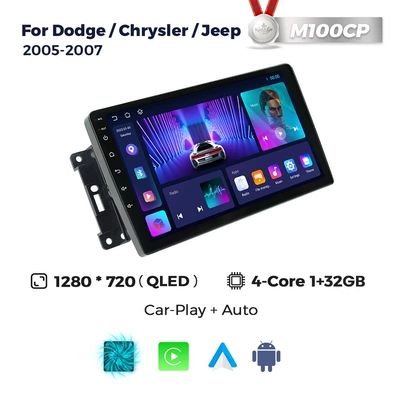Suitable for Chrysler 300C 2007-2012 Dodge Grand Cherokee Grand Jielong Universal Navigator (DVD Navigation) - m100cp-132-quad-core-wifi-version