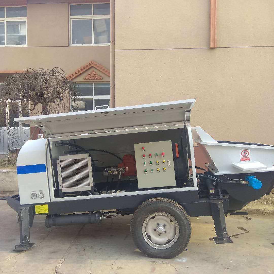 小型混凝土泵2019新产品推荐 40混凝土输送泵 50地泵 30细石泵