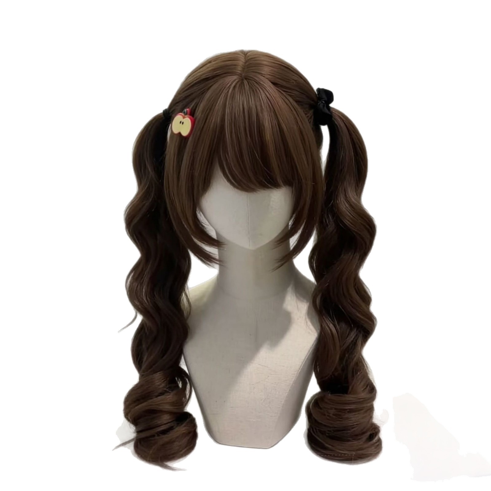 Connie Lasulja Honey Tea Linen Long Twin Tails Curly Hair Sweet Daily Lolita Roman Style