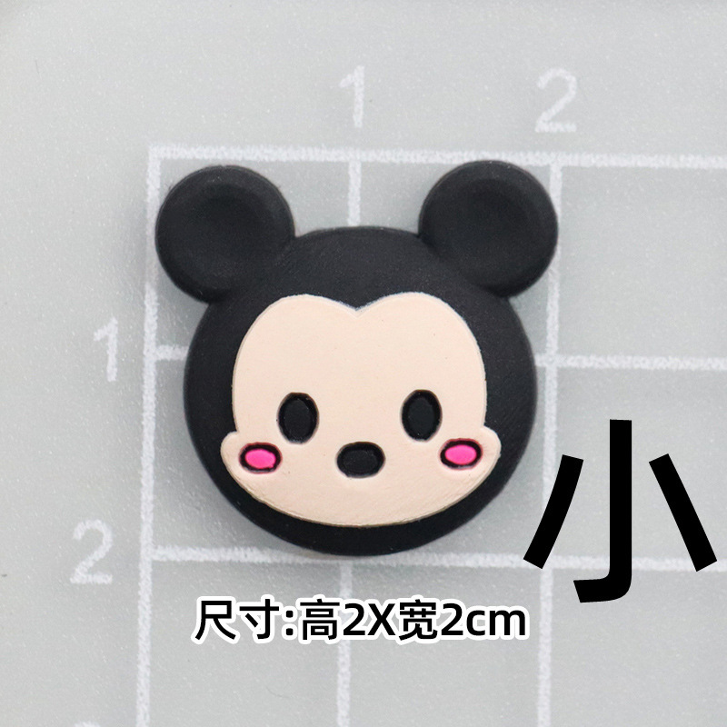 大小ミッキーミニーミッキーマウス DIY 漫画装飾アクセサリー携帯電話ケースパッチ下駄スリッパバックルステッカー|undefined