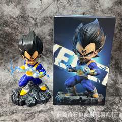 Dragon Ball Z Hand Held Lightning Vegeta Action Figure Boxed Desktop Statue Model Decor Anime Vegeta Action Figure