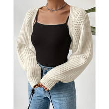 Q 35424 Short Loose Cardigan �̿������֯�����羳����ͨ
