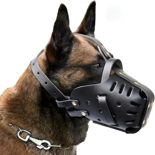 Adjustable dog muzzle 3rd‑gen, breathable anti‑bite design, reflective & nylon options, sizes 0–5