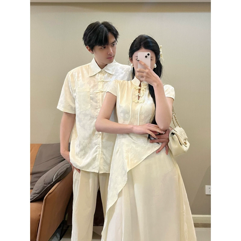 Новый китайский стиль анти-улучшенный чонсам летом 2025 года