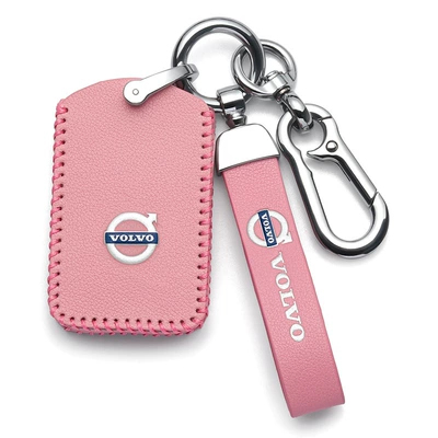 Static Rod/Key Bag, Suitable for Volvo - volvo-a-side-button-pink
