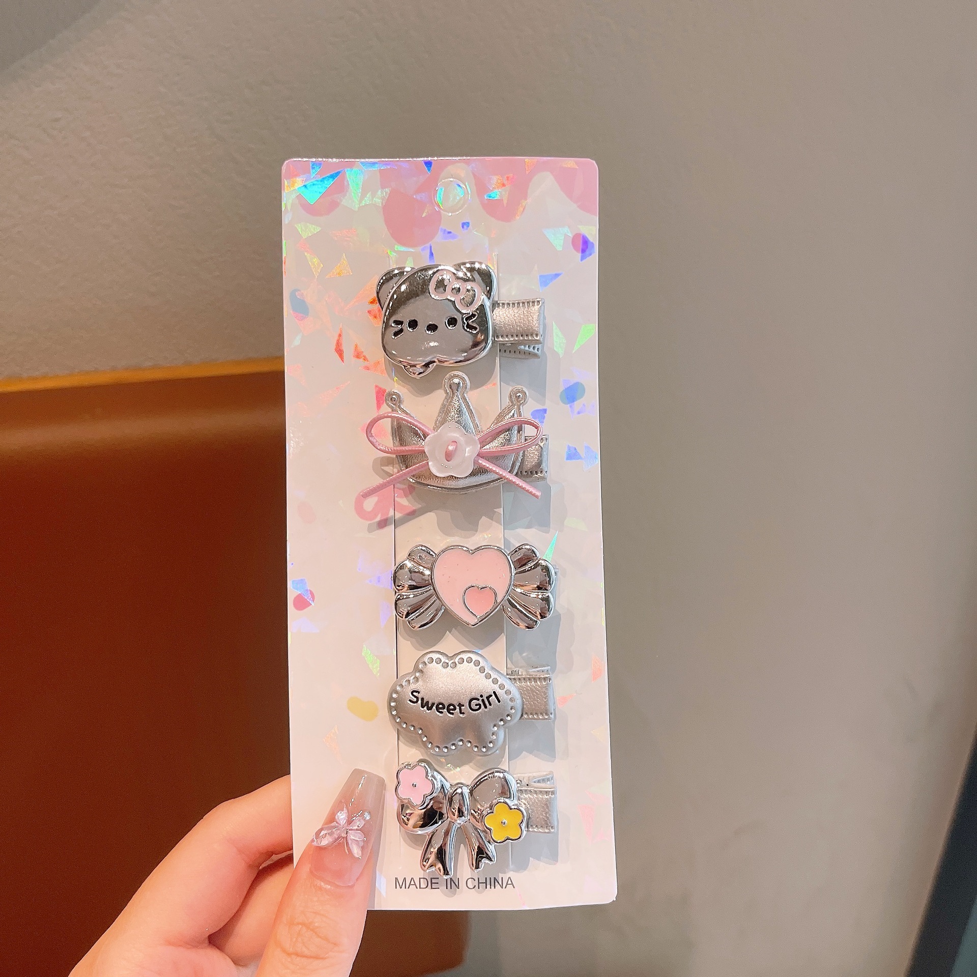 Nuevas tarjetas de cabello para niños dibujos animados clip para el cabello para mujeres adorables para el cabello para niñas pequeñas tarjetas de cabeza ventiladas clip de boca de pato