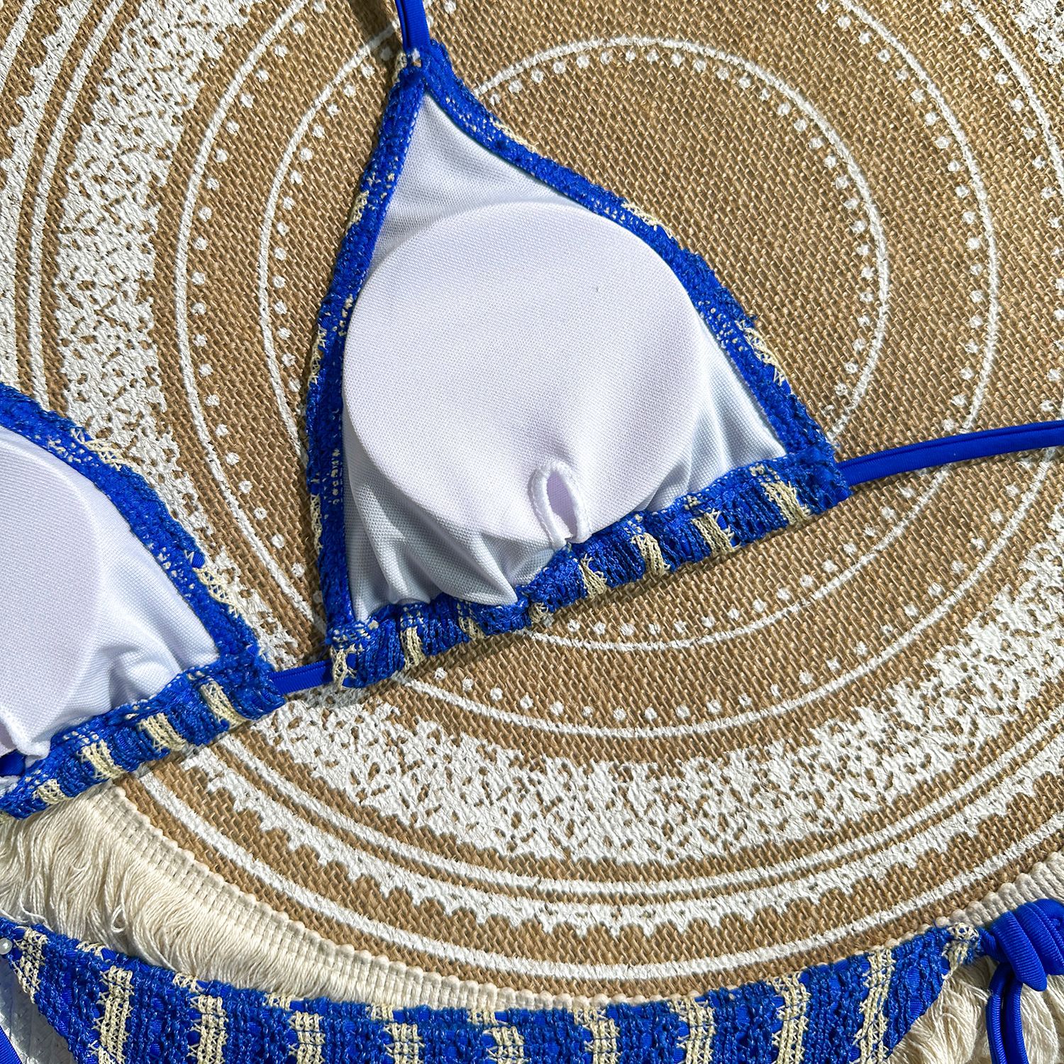 Elegant Halter Women's Bikini Set with Adjustable Ties Quick-Dry Soft Lining Beach Swimwear_ecoleips.com