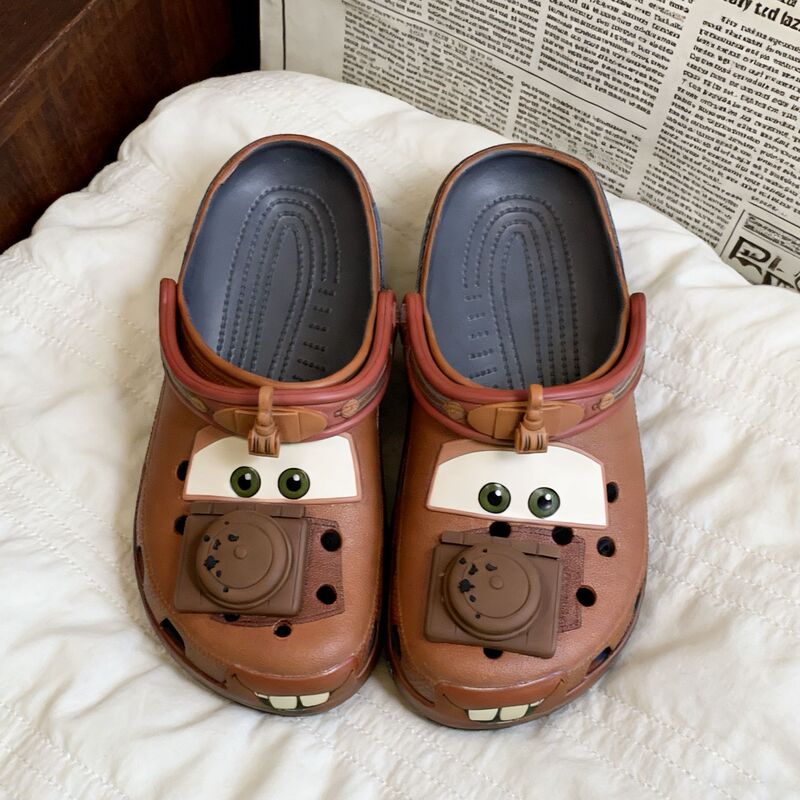 Lightning Mcqueen Cartoon Car Clogs Sandals Cars Beach Slippers for Men, Women, Adults, and Family Lightning Mcqueen Cartoon Car Clogs Sandals Cars Beach Slippers for Men, Women, Adults, and Family