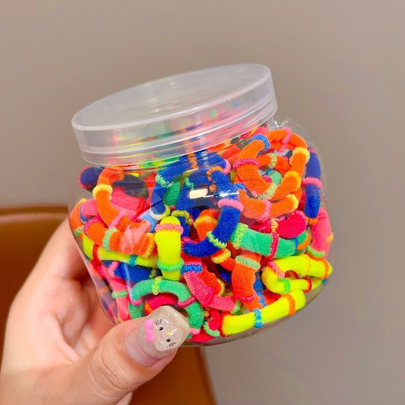 Banda de goma de niños niñas de alta elasticidad cabello anillo de cabello bebé cabello no lesionar el cabello buena banda de goma de niña pequeña