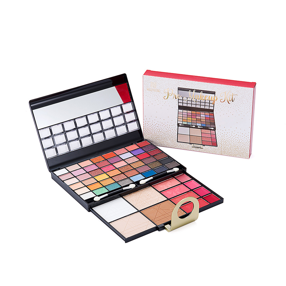 MISS YOUNG's new 60-color eyeshadow palette set, Eyeshadow blush Contouring combination gift set, Makeup palette details Picture